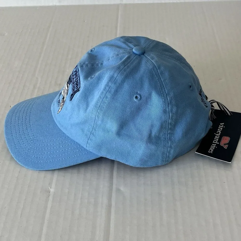 Vineyard Vines Marthas Vineyard Striped Bass & Bluefish Derby Baseball Hat Blue